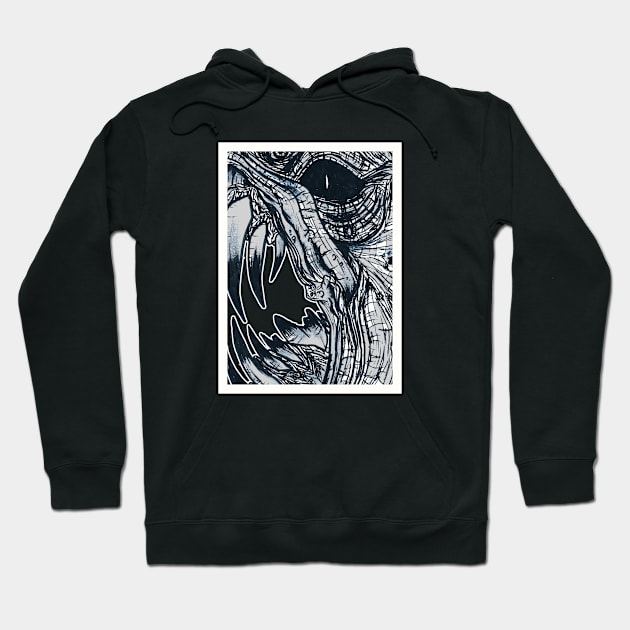 Toothache Detail Hoodie by Cosmic Terrors